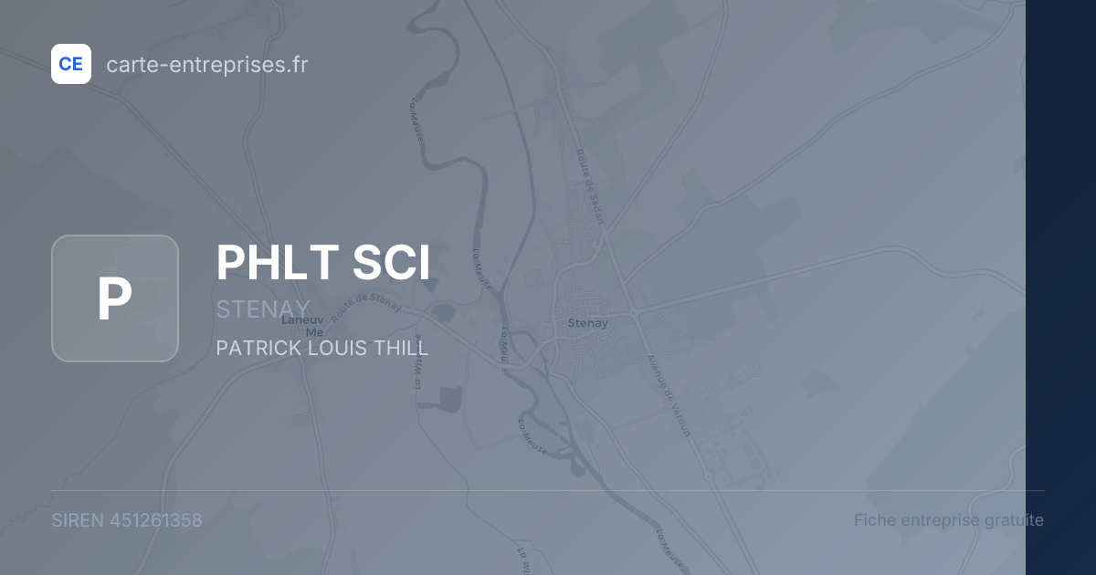 PHLT SCI — 451261358 — fiche entreprise