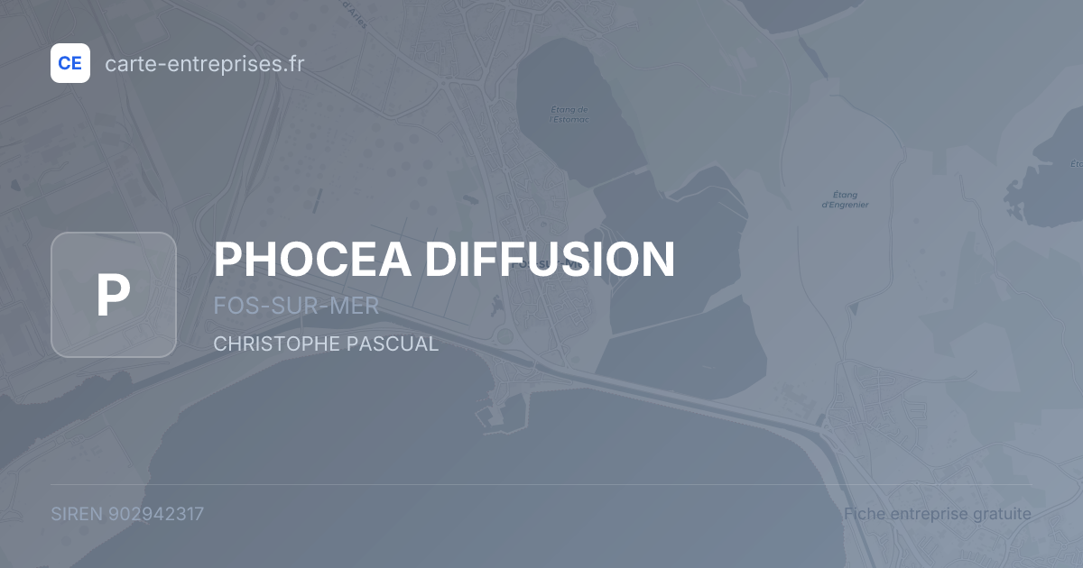 PHOCEA DIFFUSION — 902942317 — fiche entreprise
