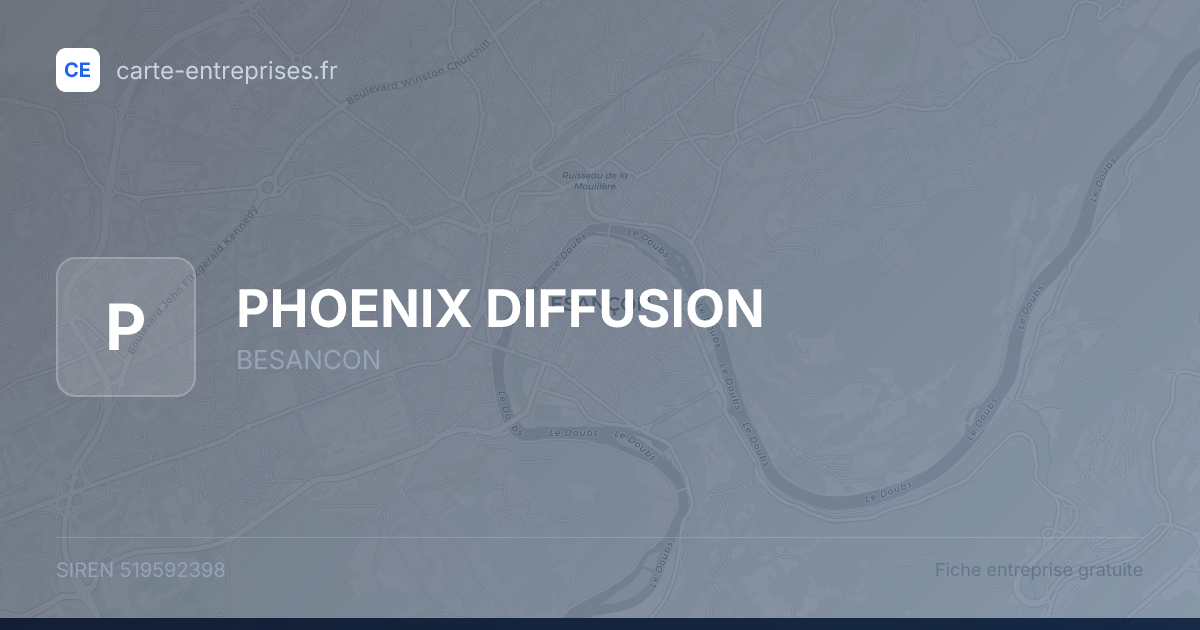 PHOENIX DIFFUSION — 519592398 — fiche entreprise