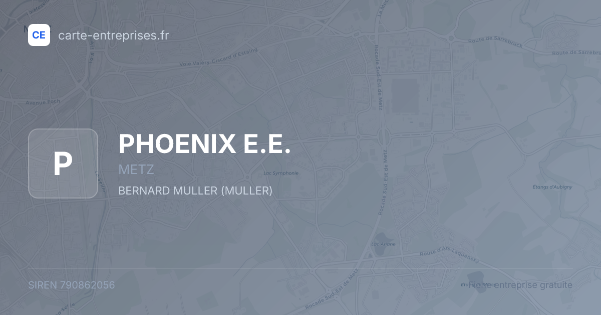 PHOENIX E.E. — 790862056 — fiche entreprise