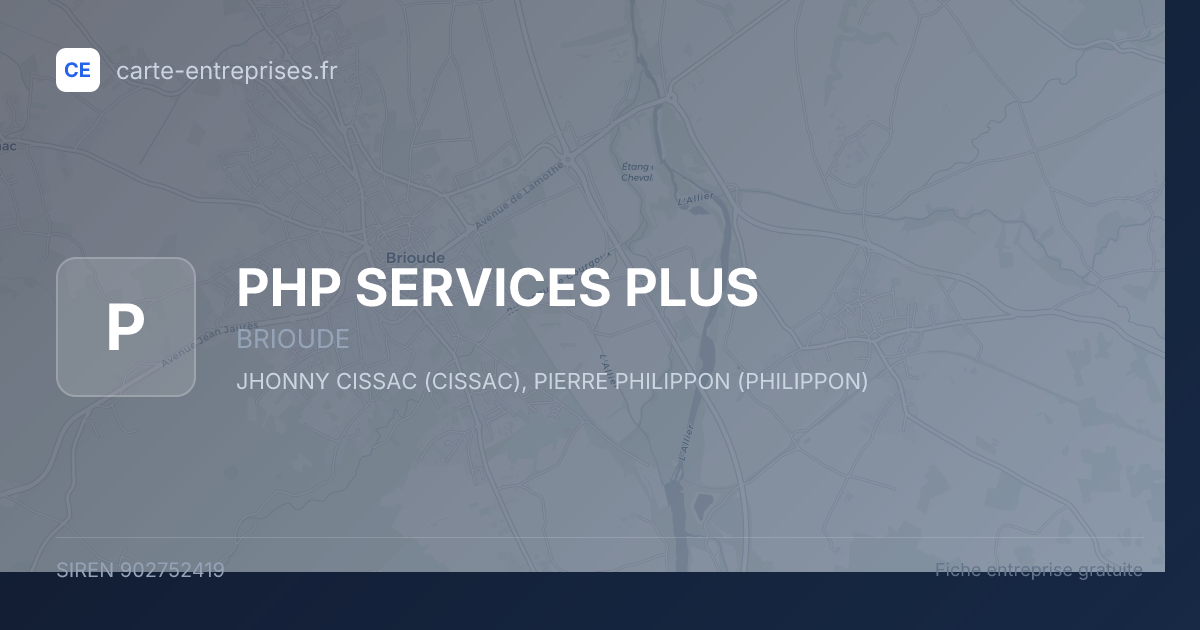 PHP SERVICES PLUS — 902752419 — fiche entreprise