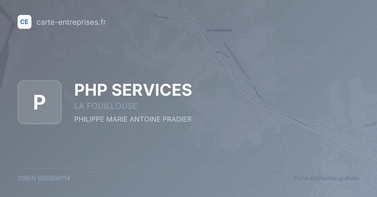 PHP SERVICES — 888806114 — fiche entreprise