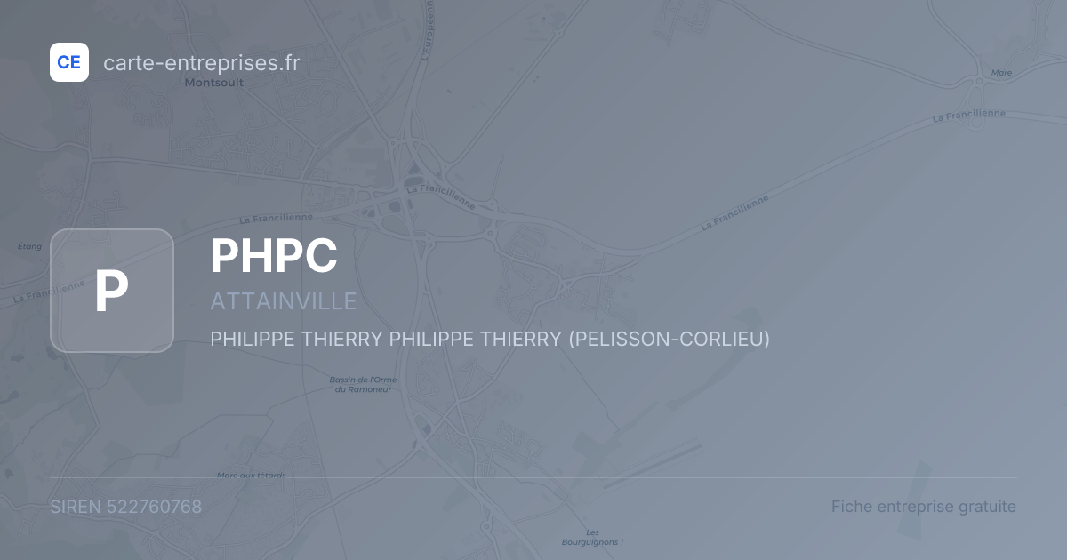 PHPC — 522760768 — fiche entreprise