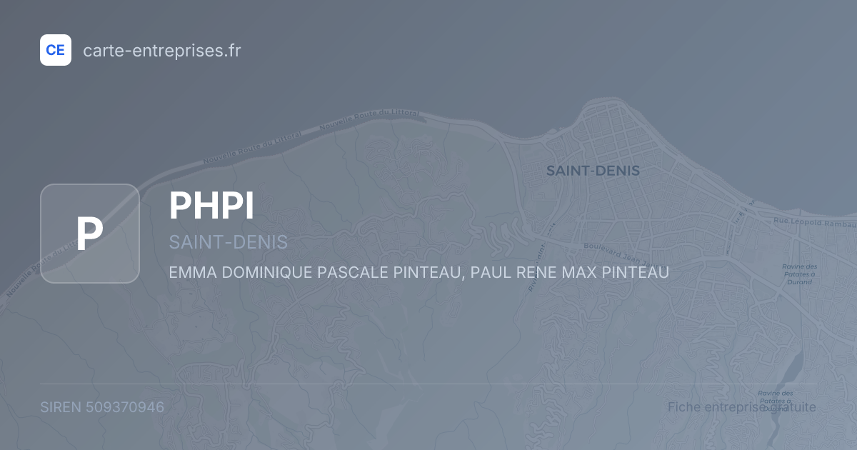 PHPI — 509370946 — fiche entreprise
