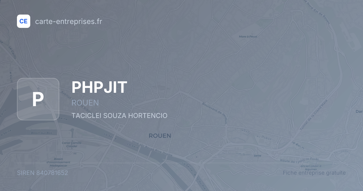 PHPJIT — 840781652 — fiche entreprise