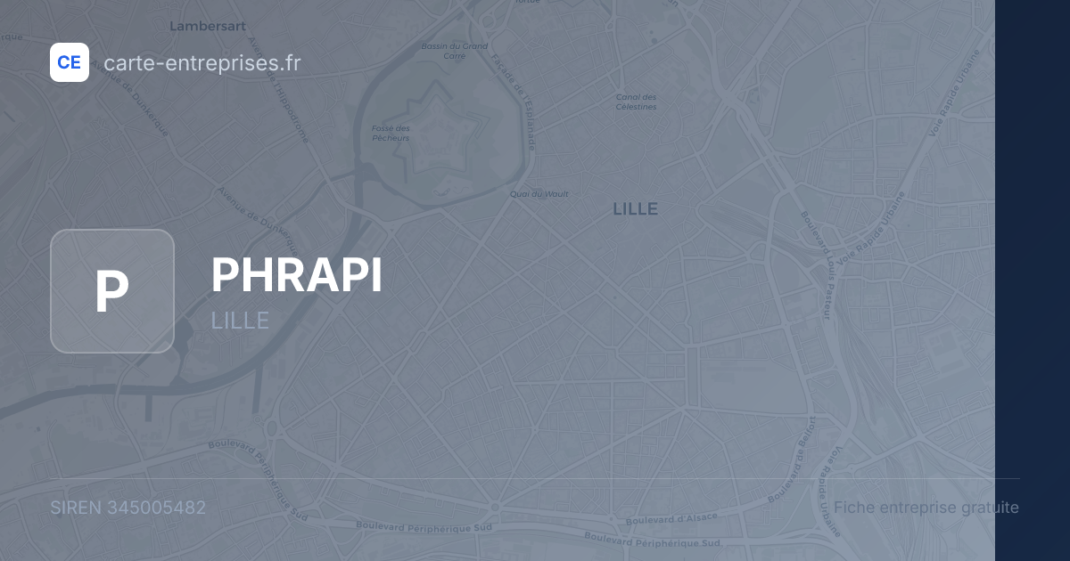 PHRAPI — 345005482 — fiche entreprise