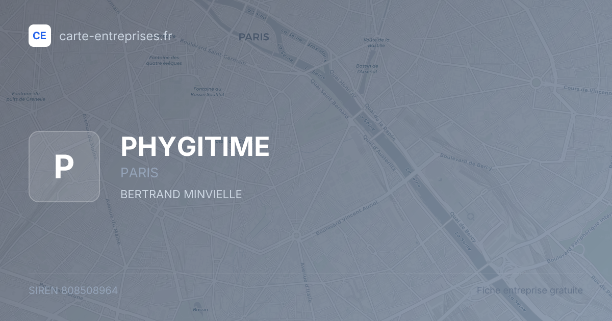 PHYGITIME — 808508964 — fiche entreprise