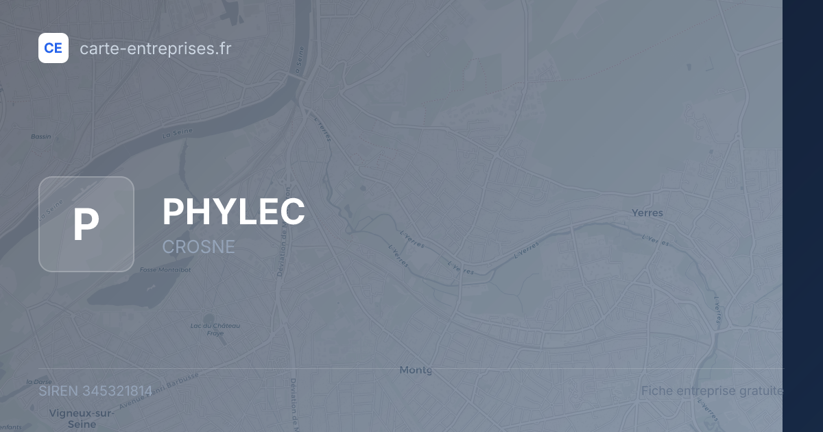 PHYLEC — 345321814 — fiche entreprise
