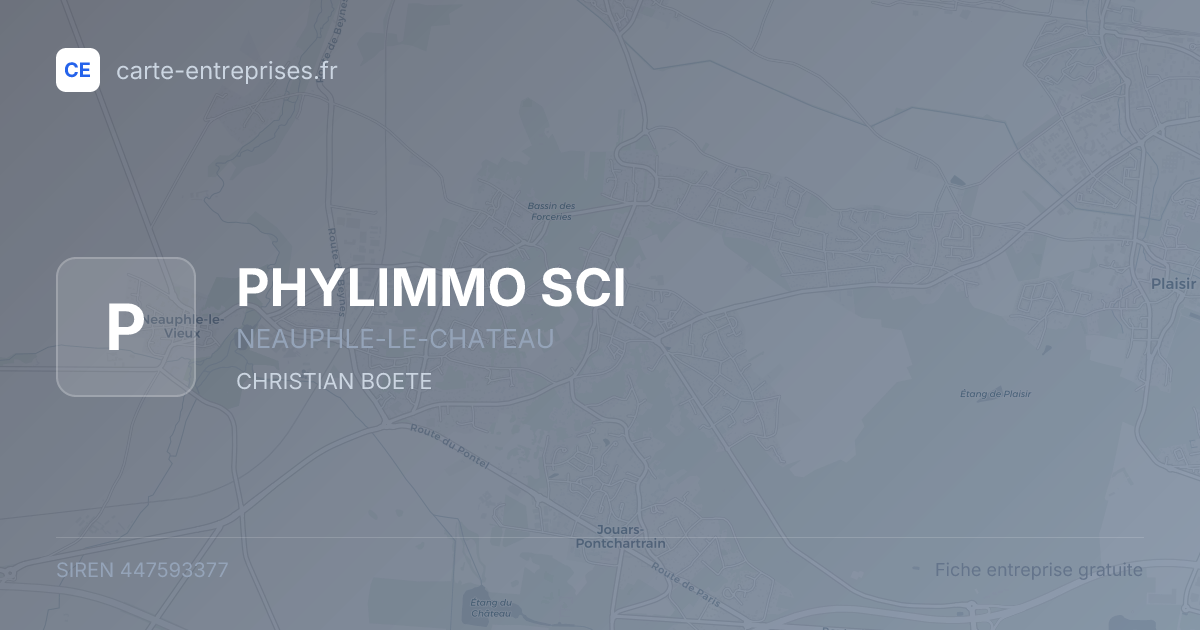 PHYLIMMO SCI — 447593377 — fiche entreprise