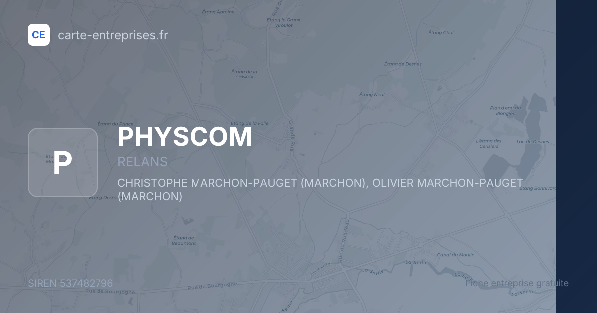 PHYSCOM — 537482796 — fiche entreprise