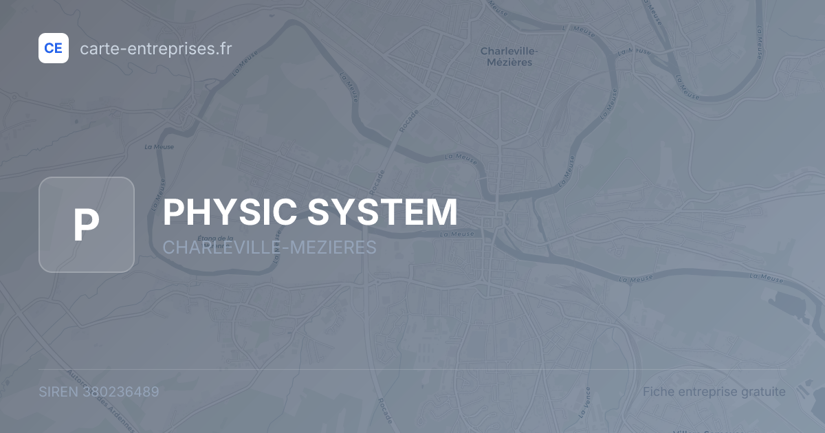 PHYSIC SYSTEM — 380236489 — fiche entreprise