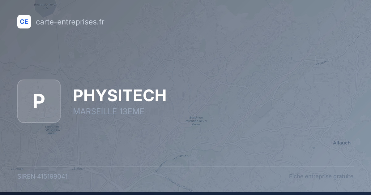 PHYSITECH — 415199041 — fiche entreprise