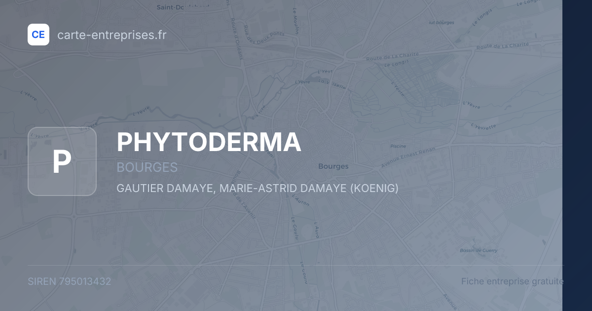 PHYTODERMA — 795013432 — fiche entreprise