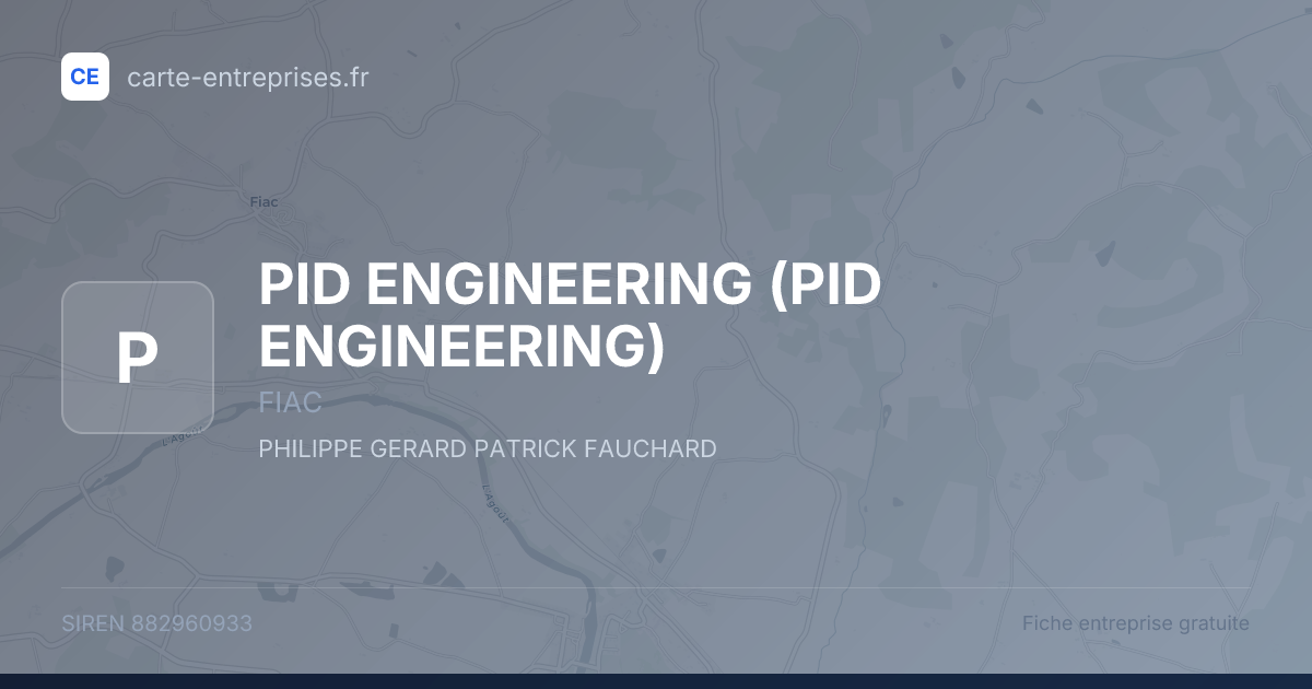 PID ENGINEERING — 882960933 — fiche entreprise