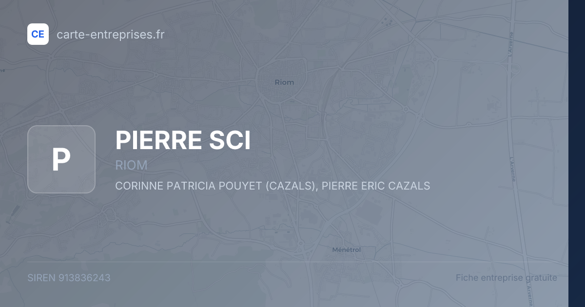 PIERRE SCI — 913836243 — fiche entreprise