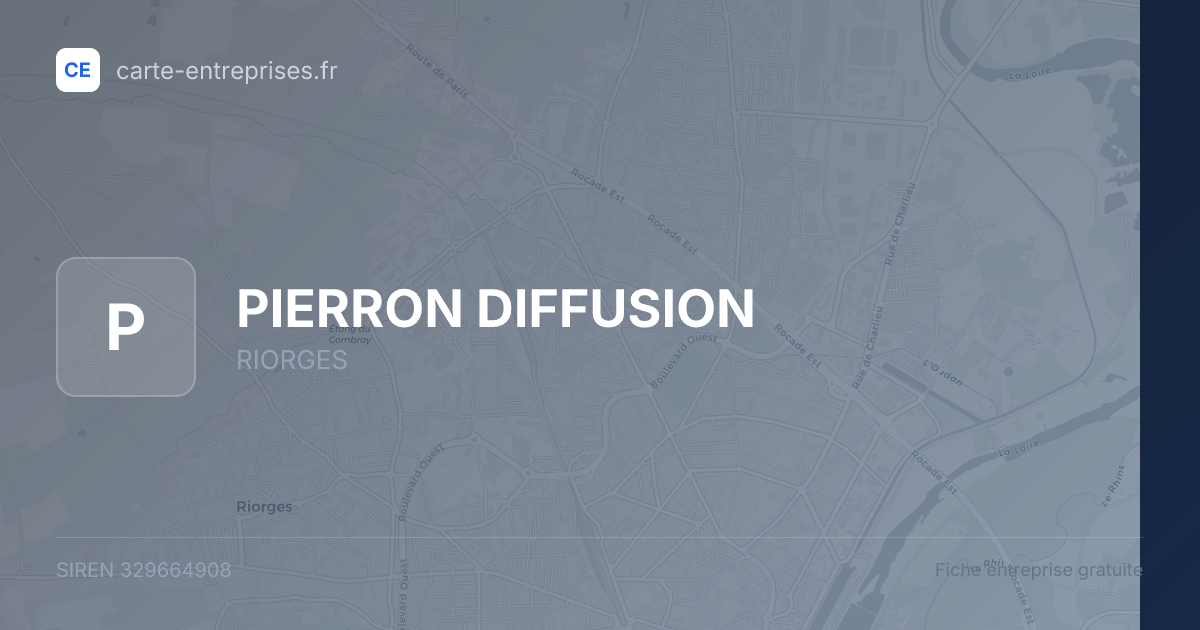PIERRON DIFFUSION — 329664908 — fiche entreprise