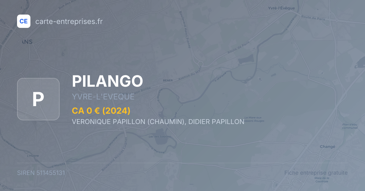 PILANGO — 511455131 — fiche entreprise