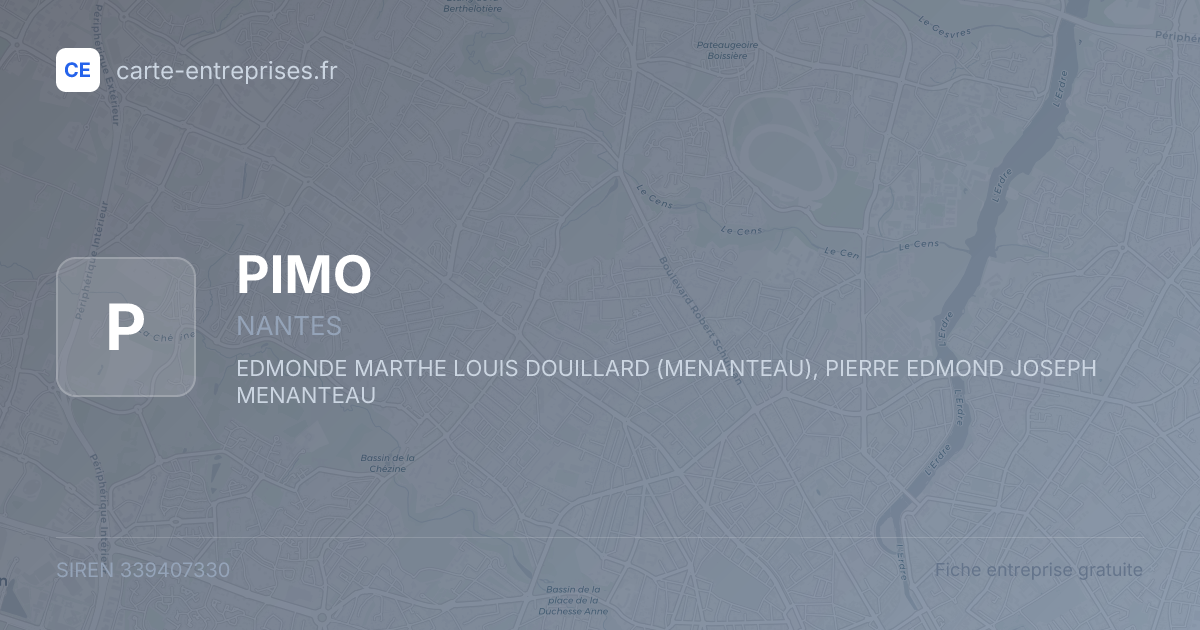 PIMO — 339407330 — fiche entreprise