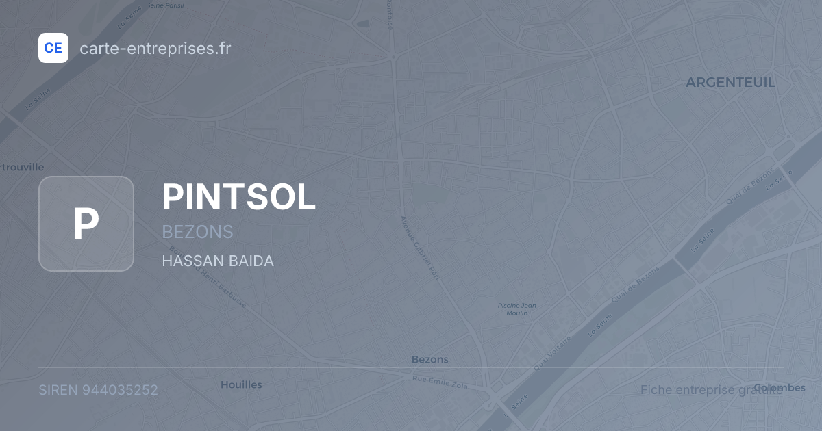 PINTSOL — 944035252 — fiche entreprise
