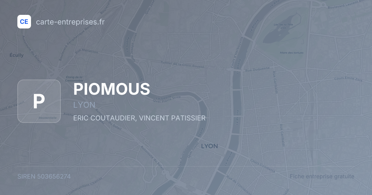 PIOMOUS — 503656274 — fiche entreprise