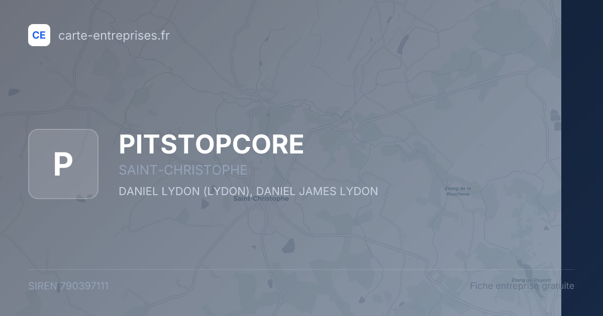PITSTOPCORE — 790397111 — fiche entreprise
