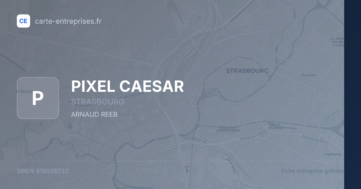 PIXEL CAESAR — 819038233 — fiche entreprise