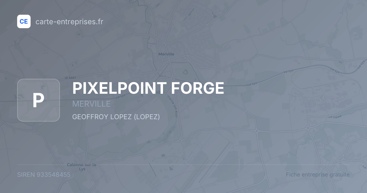 PIXELPOINT FORGE — 933548455 — fiche entreprise