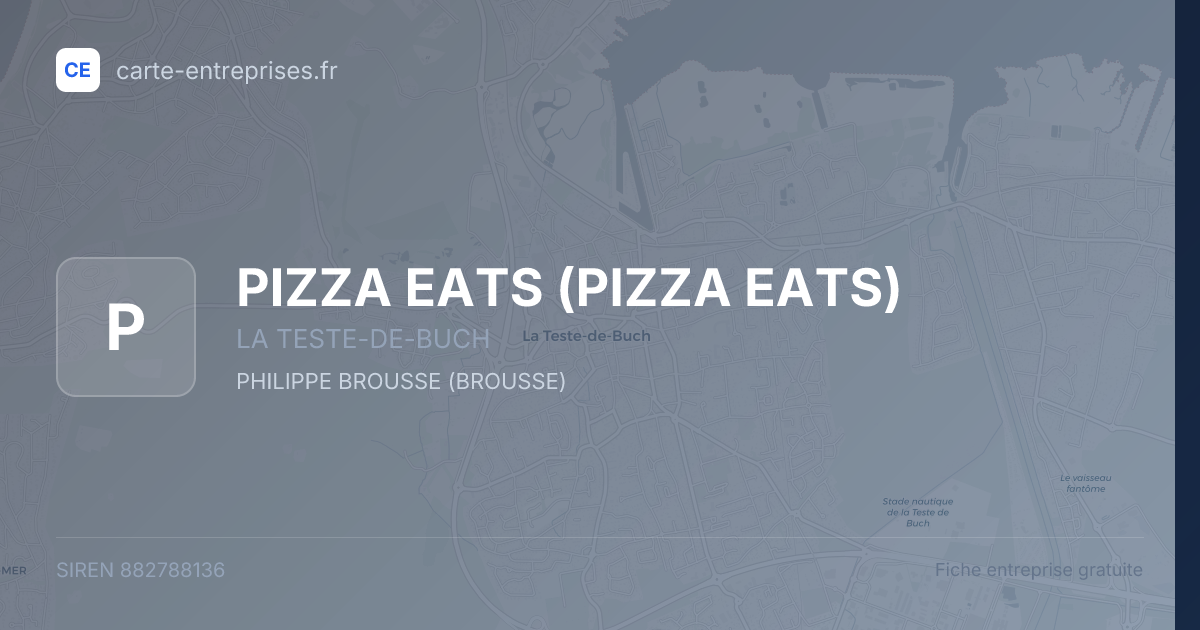 PIZZA EATS — 882788136 — fiche entreprise