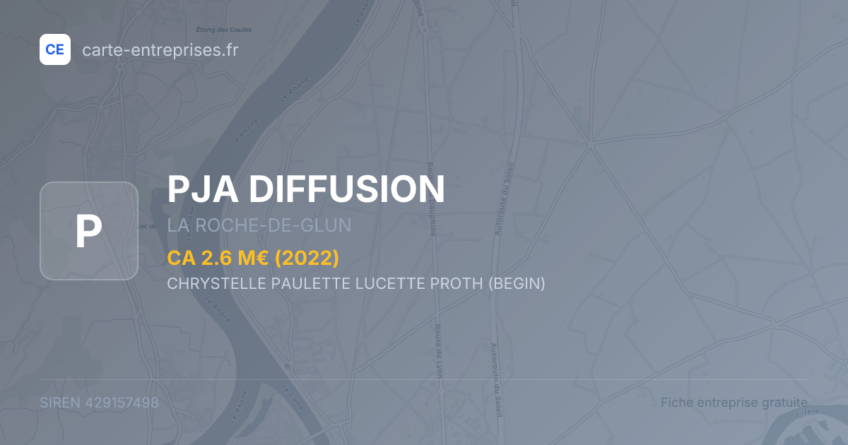 PJA DIFFUSION — 429157498 — fiche entreprise