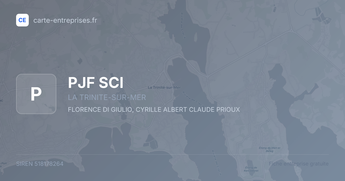 PJF SCI — 518178264 — fiche entreprise