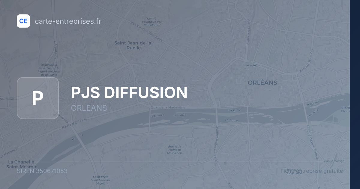 PJS DIFFUSION — 350671053 — fiche entreprise