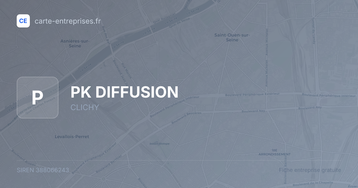 PK DIFFUSION — 388066243 — fiche entreprise