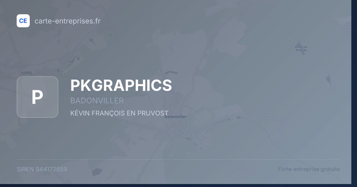 PKGRAPHICS — 944172659 — fiche entreprise