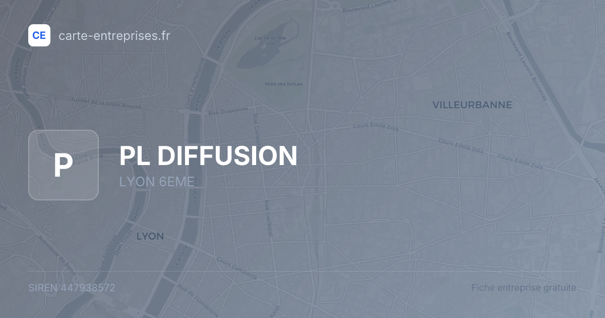 PL DIFFUSION — 447938572 — fiche entreprise