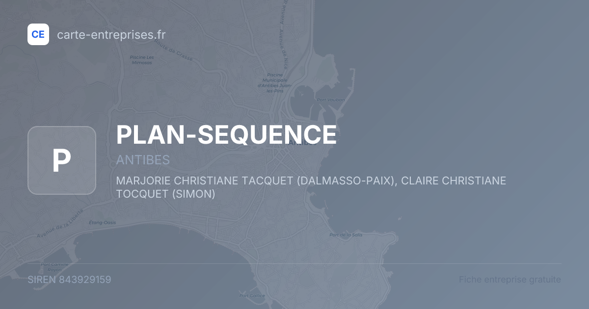 PLAN-SEQUENCE — 843929159 — fiche entreprise