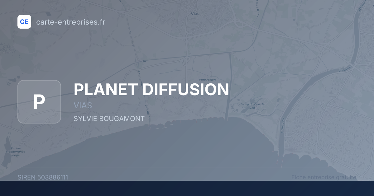 PLANET DIFFUSION — 503886111 — fiche entreprise