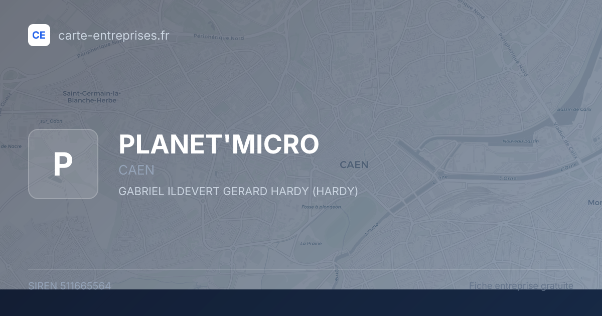 PLANET'MICRO — 511665564 — fiche entreprise