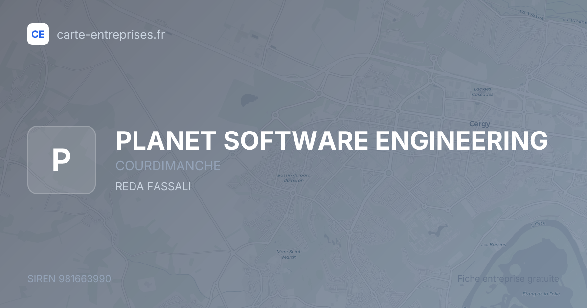 PLANET SOFTWARE ENGINEERING — 981663990 — fiche entreprise