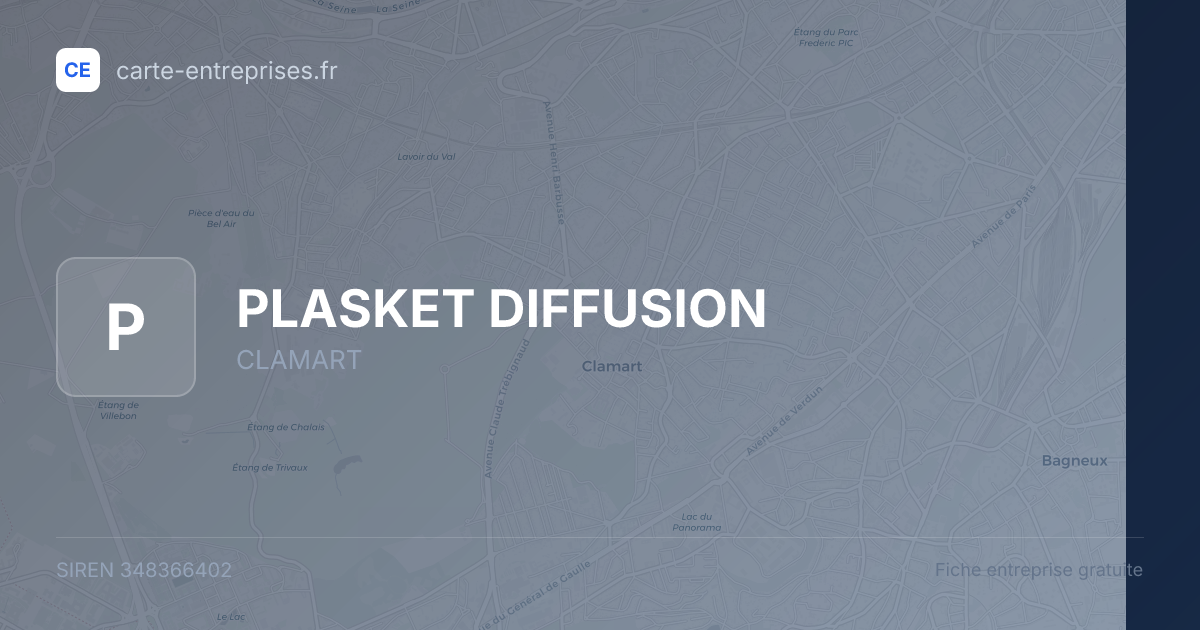 PLASKET DIFFUSION — 348366402 — fiche entreprise