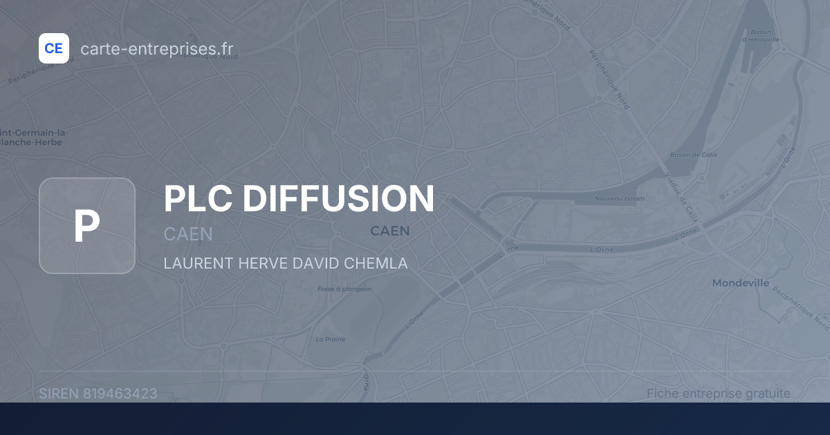 PLC DIFFUSION — 819463423 — fiche entreprise