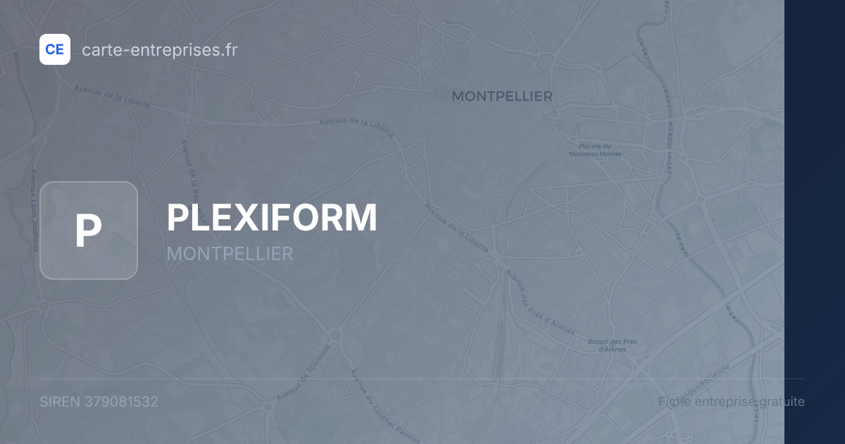 PLEXIFORM — 379081532 — fiche entreprise
