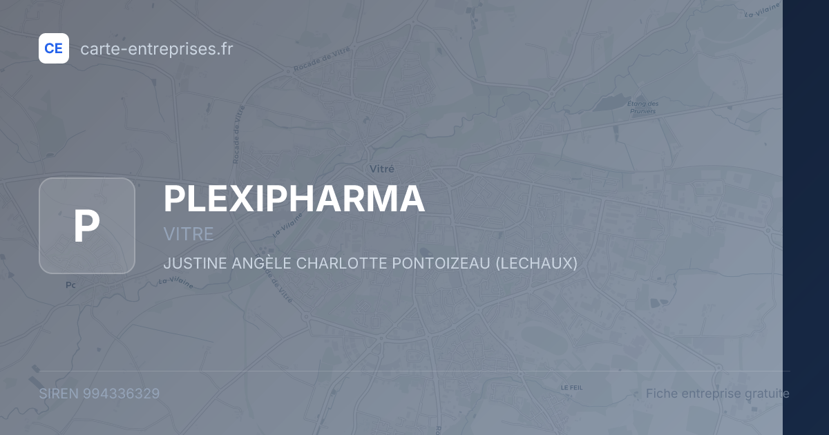PLEXIPHARMA — 994336329 — fiche entreprise