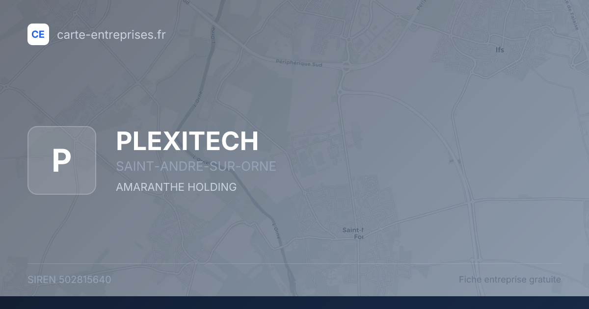 PLEXITECH — 502815640 — fiche entreprise