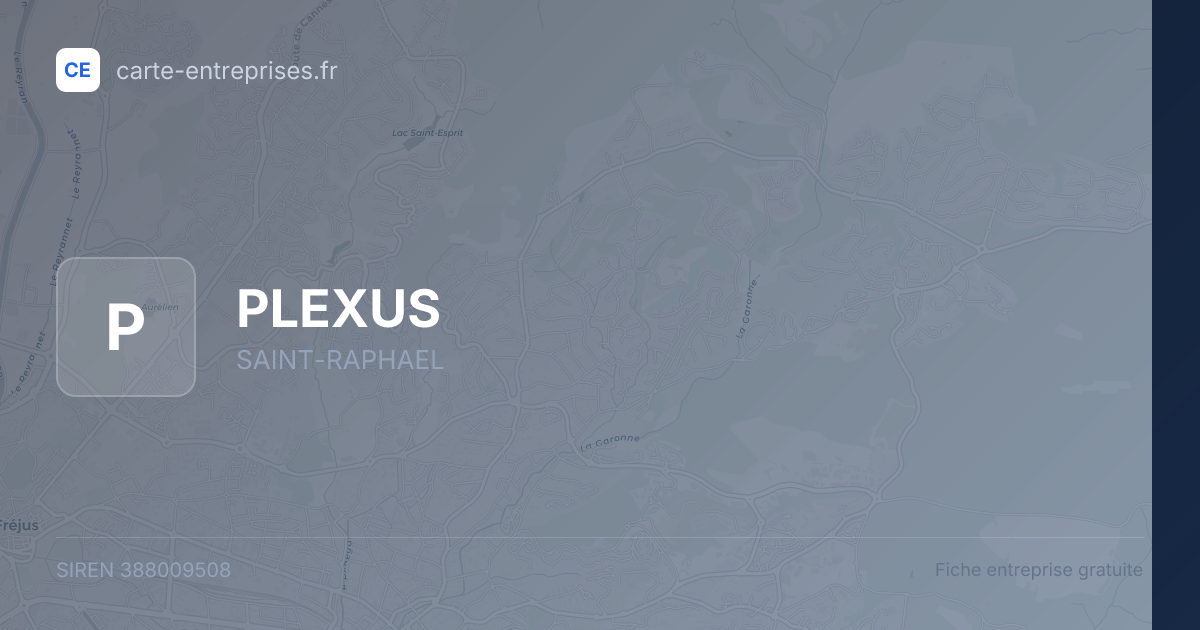 PLEXUS — 388009508 — fiche entreprise