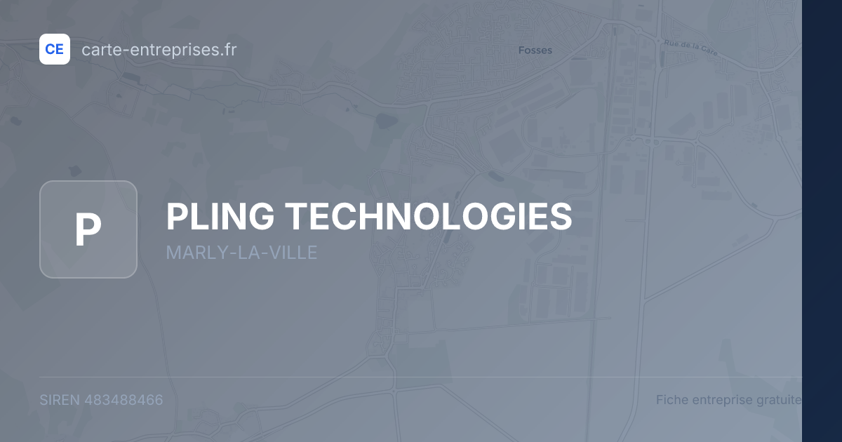 PLING TECHNOLOGIES — 483488466 — fiche entreprise
