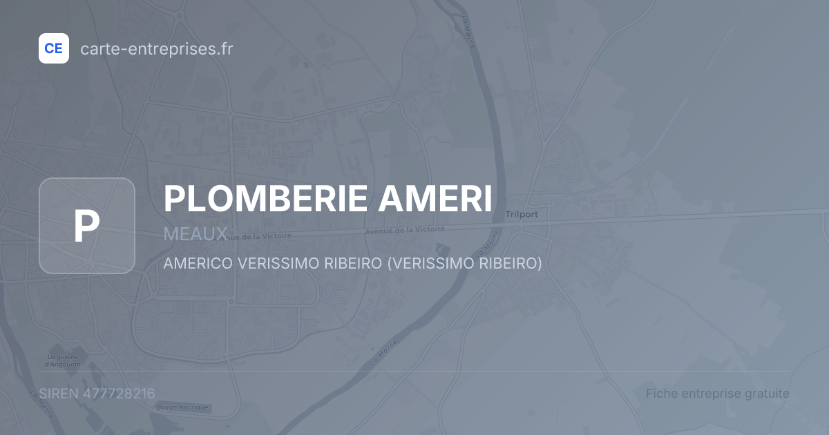 PLOMBERIE AMERI — 477728216 — fiche entreprise