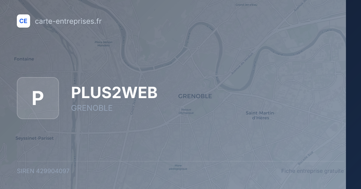 PLUS2WEB — 429904097 — fiche entreprise