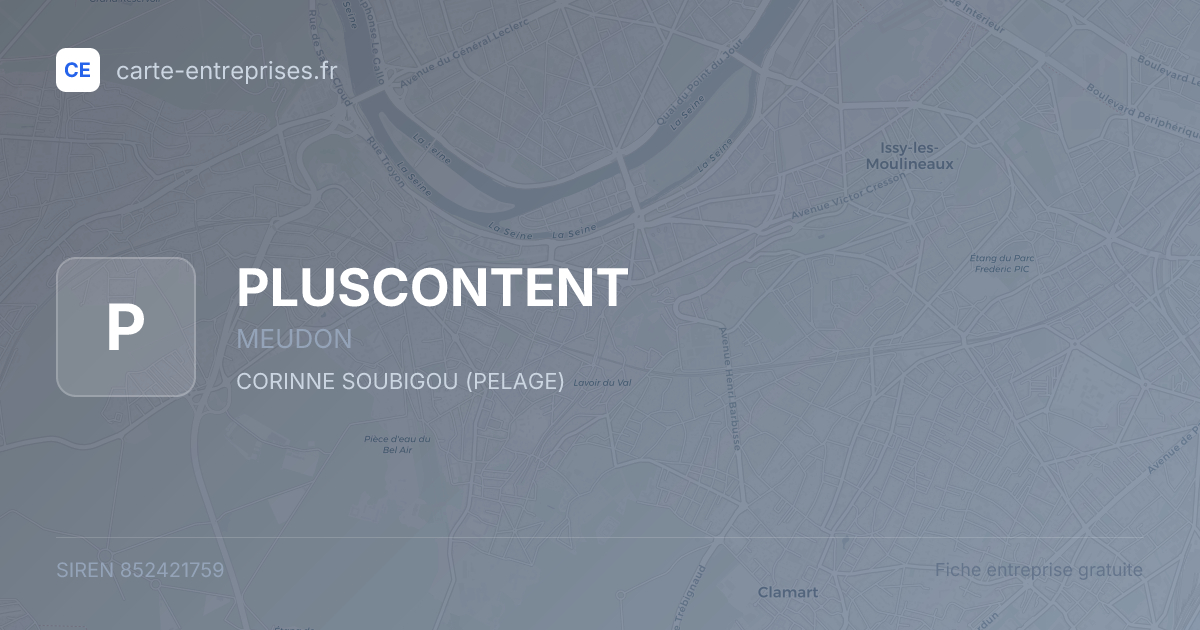 PLUSCONTENT — 852421759 — fiche entreprise