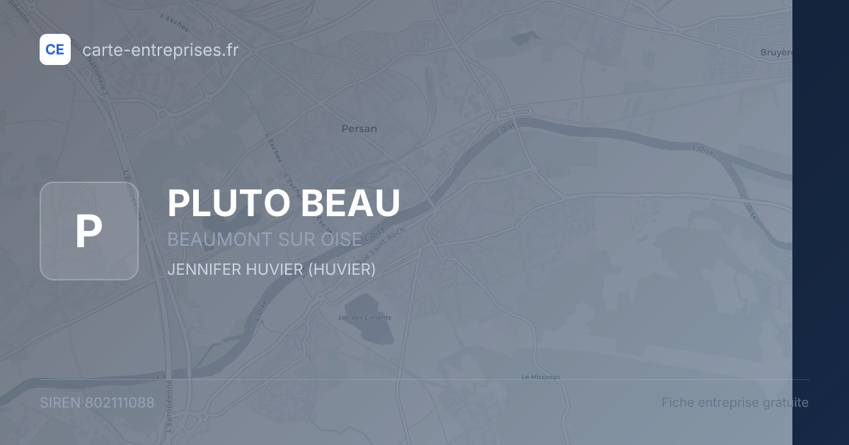 PLUTO BEAU — 802111088 — fiche entreprise