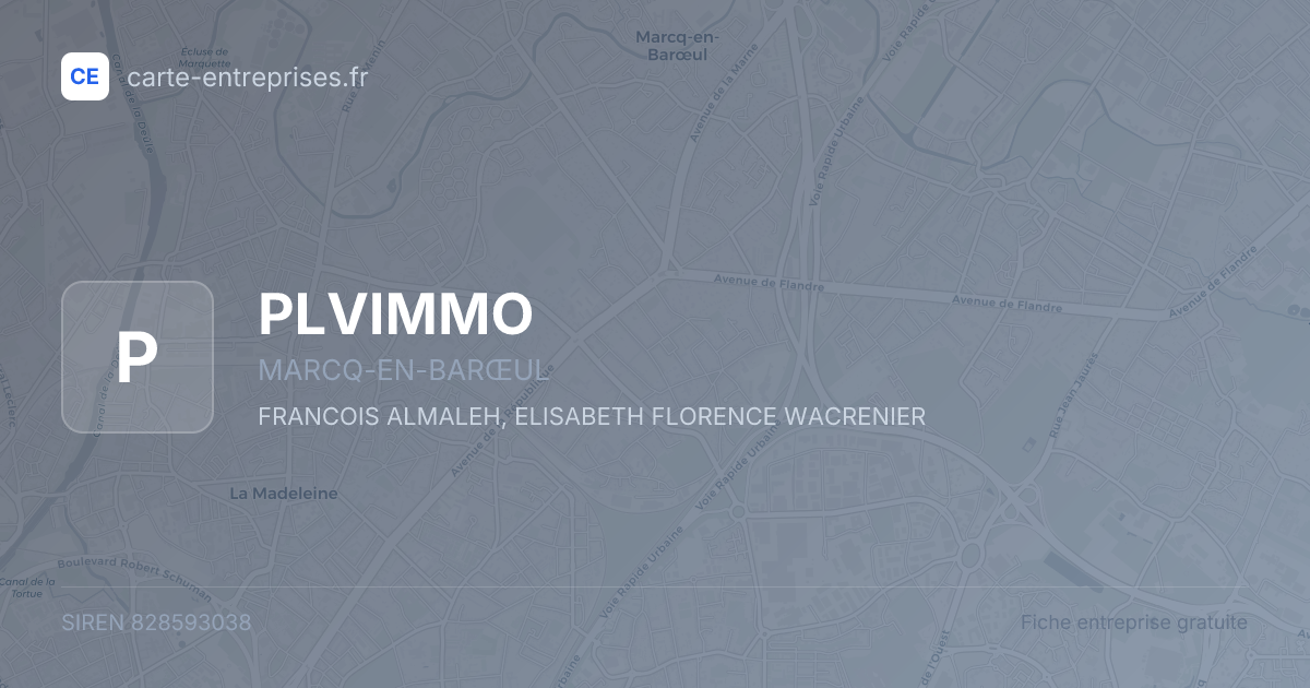 PLVIMMO — 828593038 — fiche entreprise
